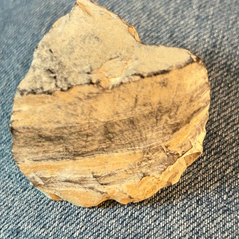Unique Striped Stone
